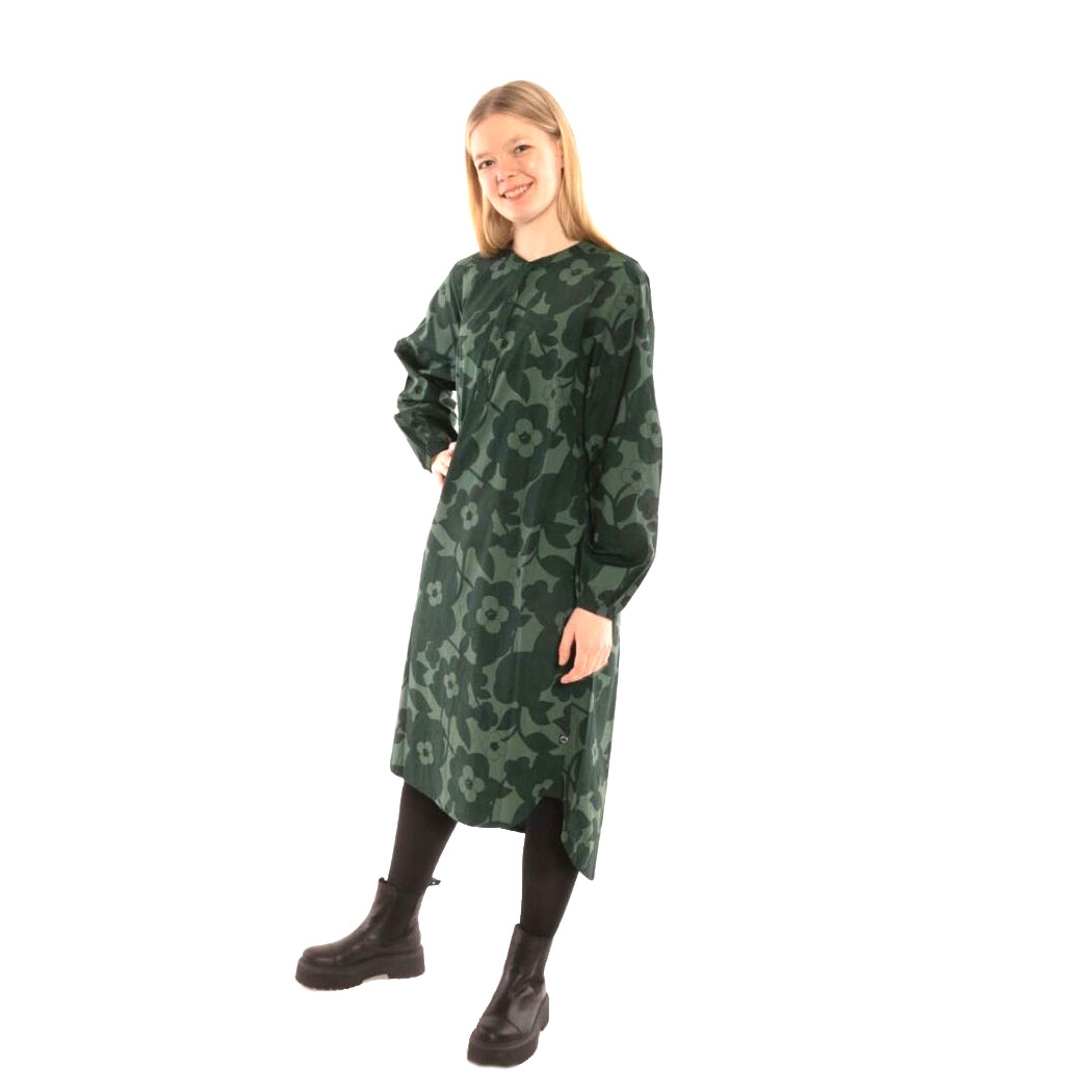 Danefae Kleid Danepalette Dress Army BLOOM BOOM, dunkelgrün Danefae Kleid Danepalette Dress Army BLOOM BOOM, dunkelgrün