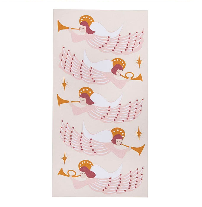 Bungalow Papierservietten Angel Melody Blush, ca. 10x20cm