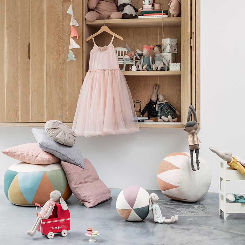 % Maileg Sitzpuff Trommel mint mittel, D. ca. 30 cm, Ausstellungsstück