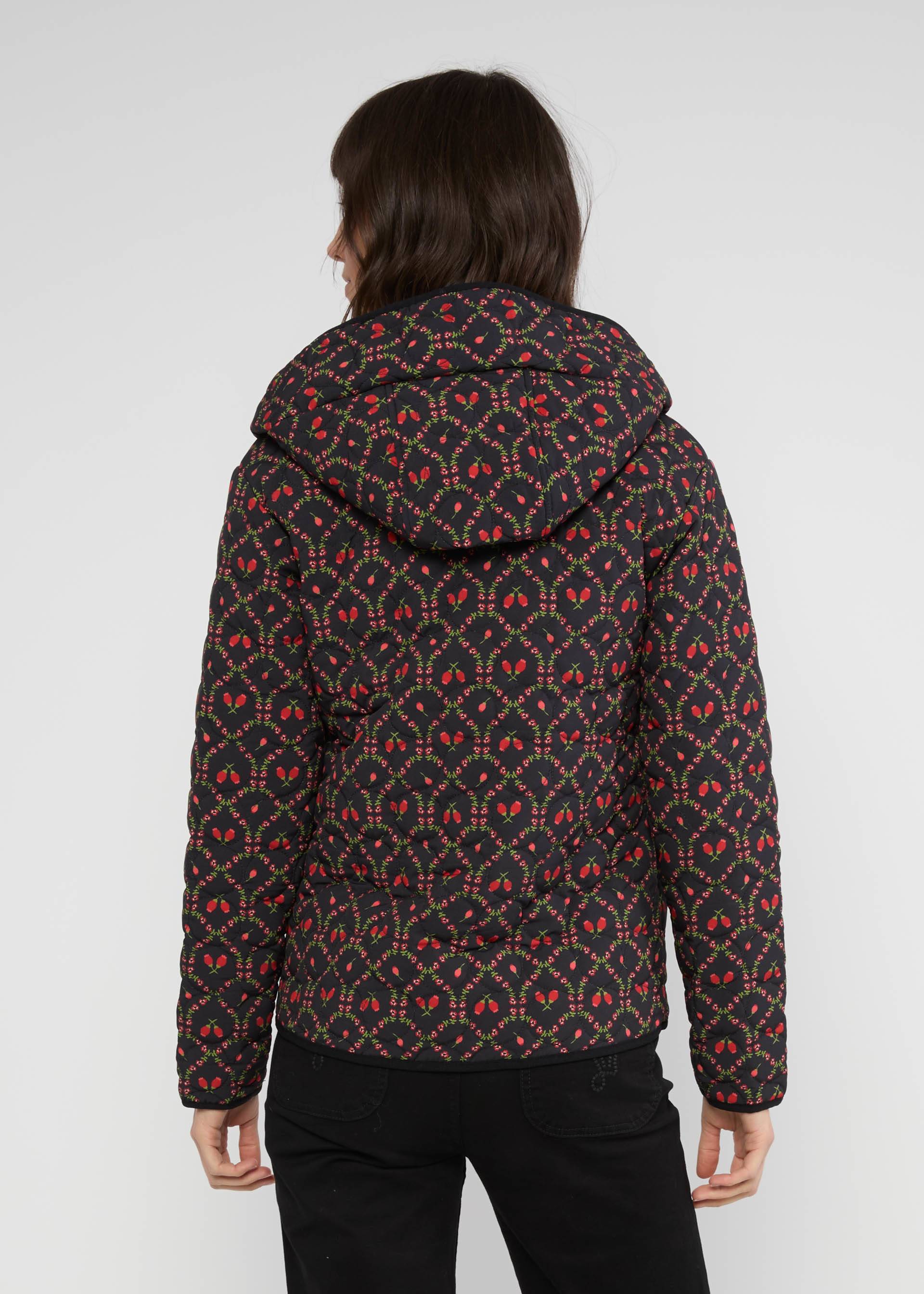 % Blutsgeschwister Softshelljacke Reversible Plopp - winter cherries