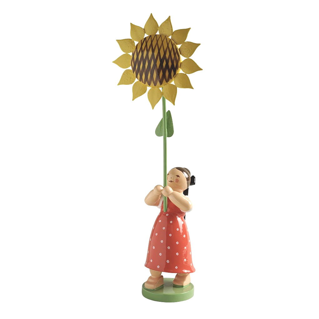 Wendt & Kühn Blumenkind "Mädchen mit Sonnenblume" von Wendt & Kühn
