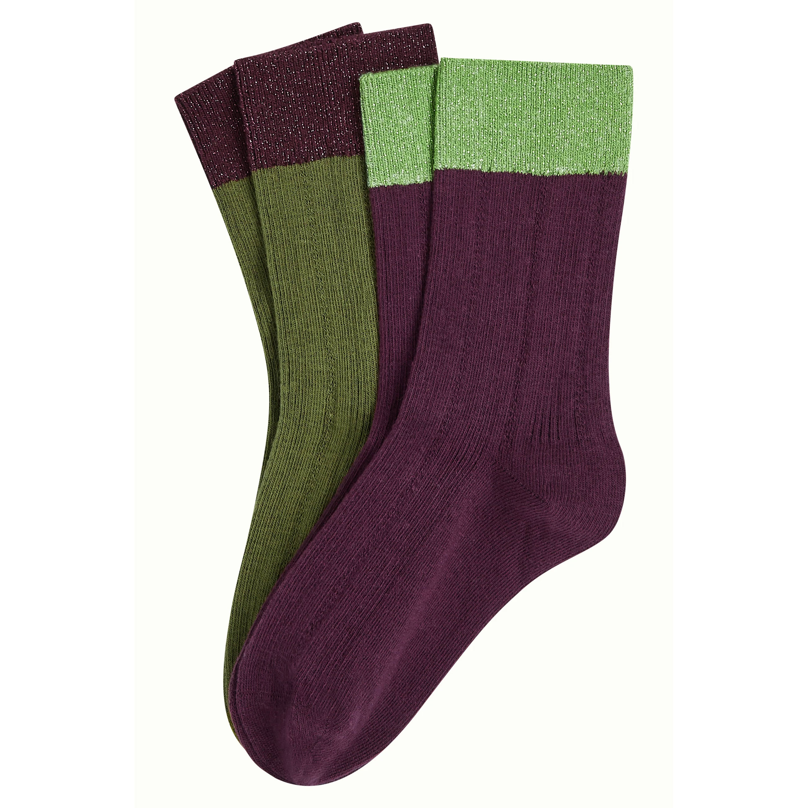 King Louie Socken MARIS 2 er Pack, Farbe Imperial Purple