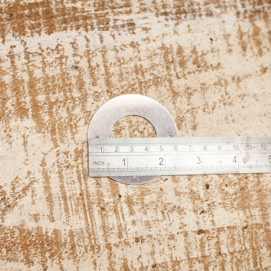 Lochschutz aus Edelstahl, 32 mm (mit Befestigungsmaterial)