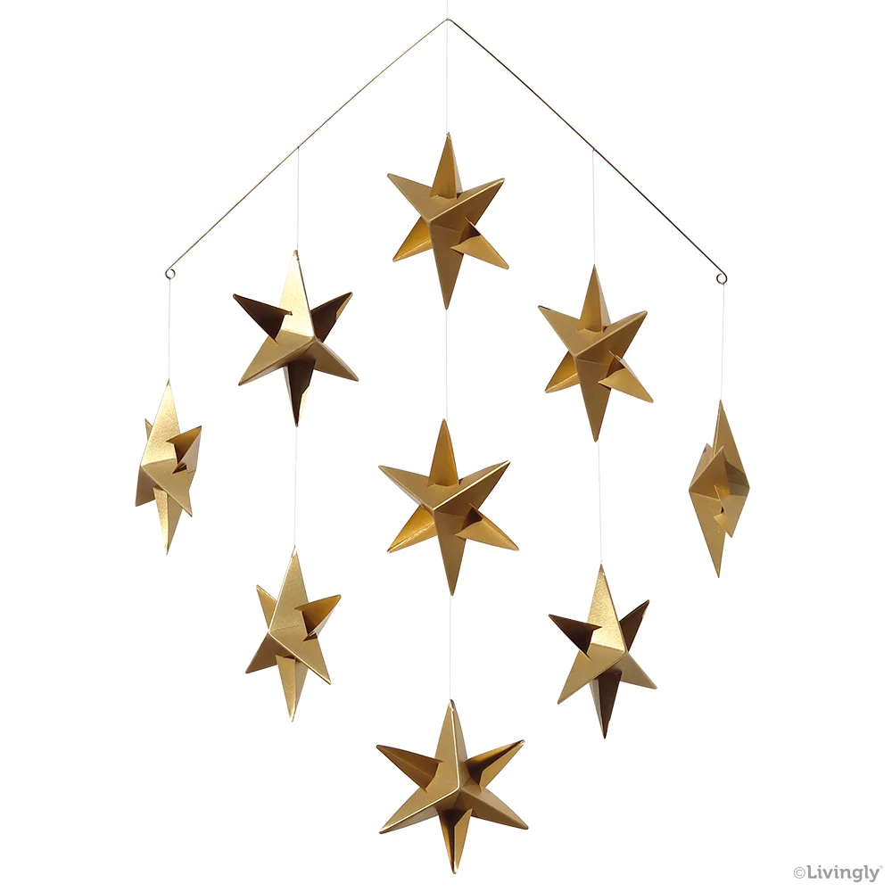 Livingly  Sirius Star Mobile mini, gold von Livingly aus Dänemark 