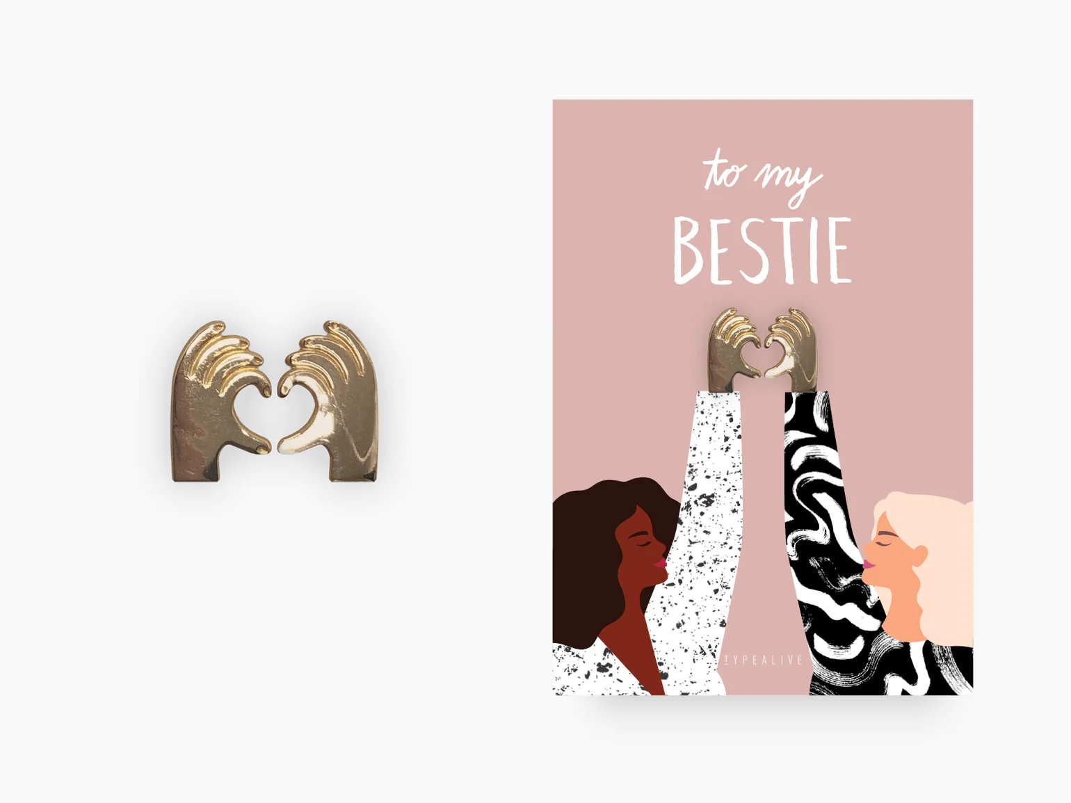 Pins "Bestie" Freundschaft