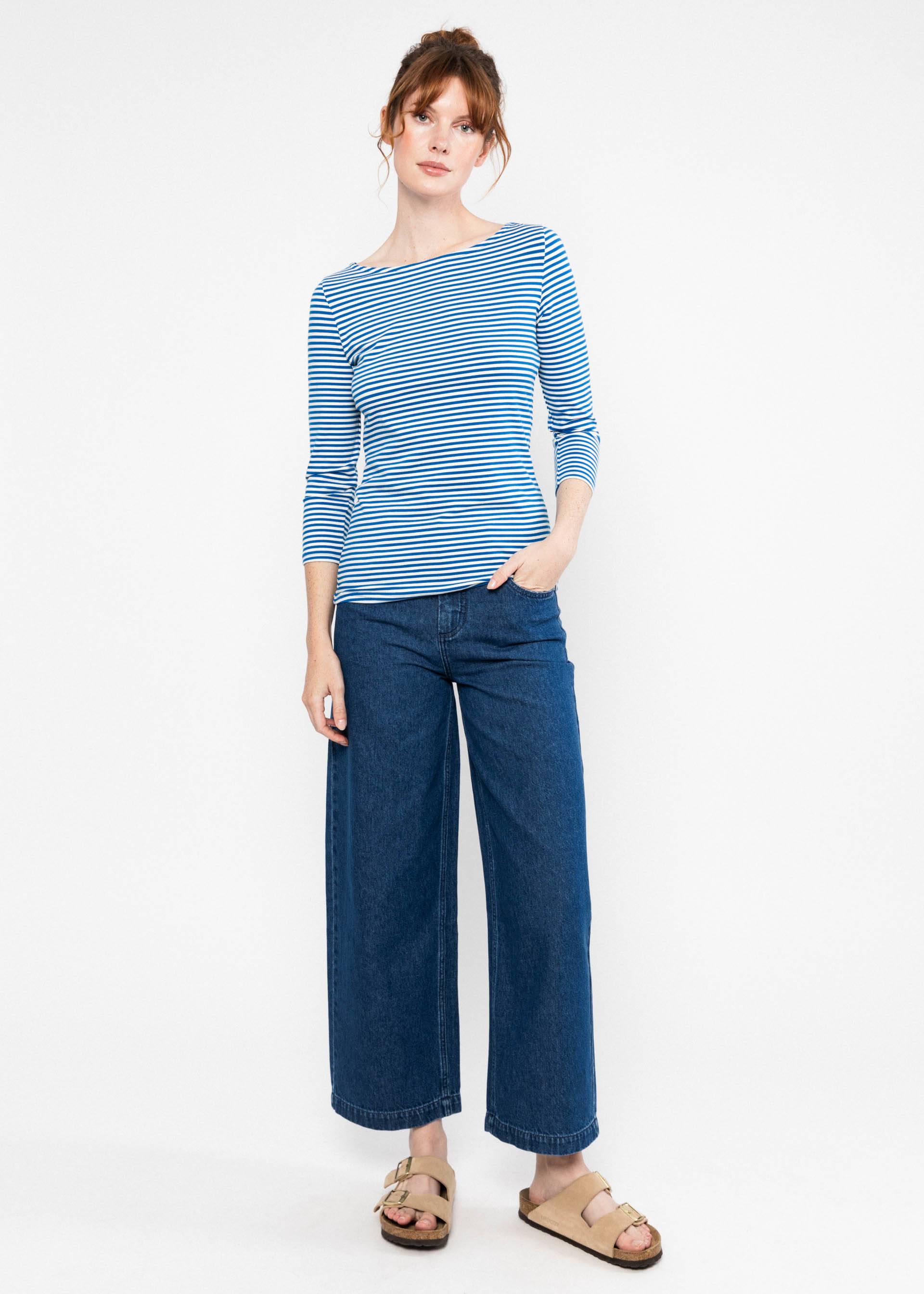 Blutsgeschwister Streifenshirt Oh Marine - blue viva el sol! stripe