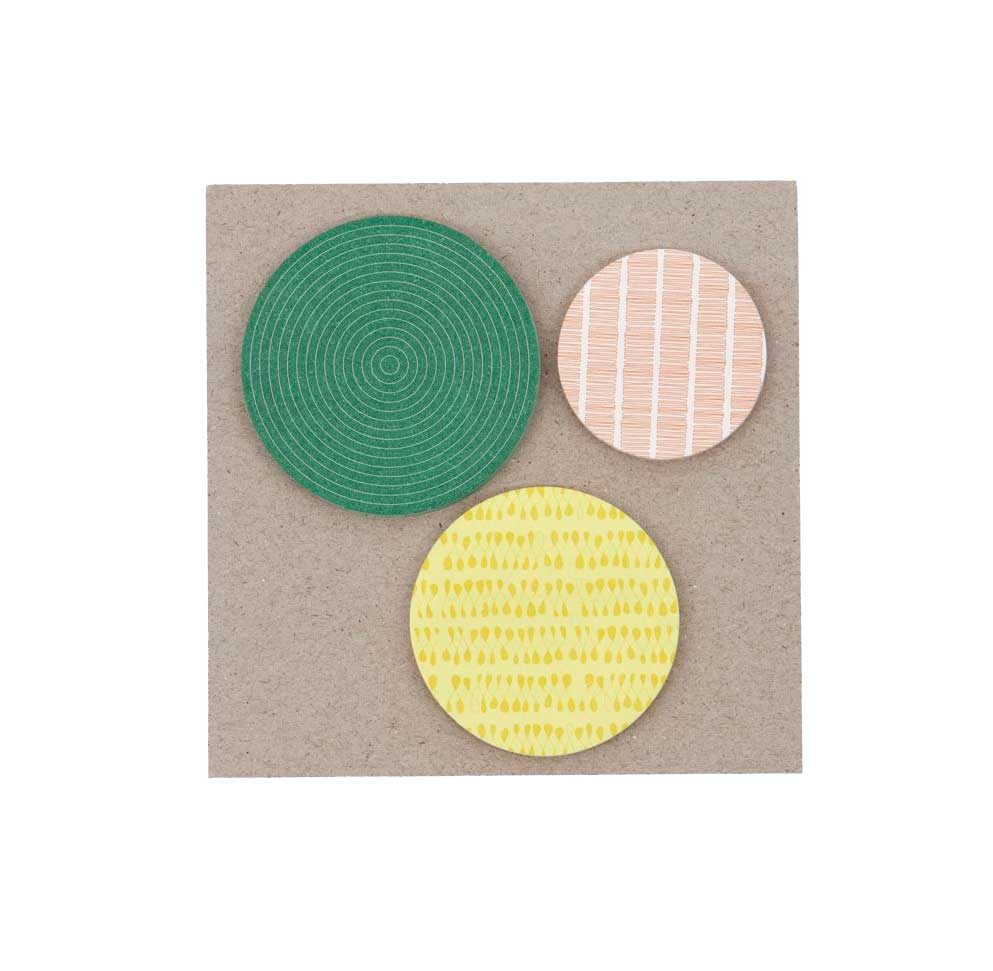 Monograph Haftnotizen, Dot, Grün/Gelb/Orange Monograph Haftnotizen, Dot, Grün/Gelb/Orange