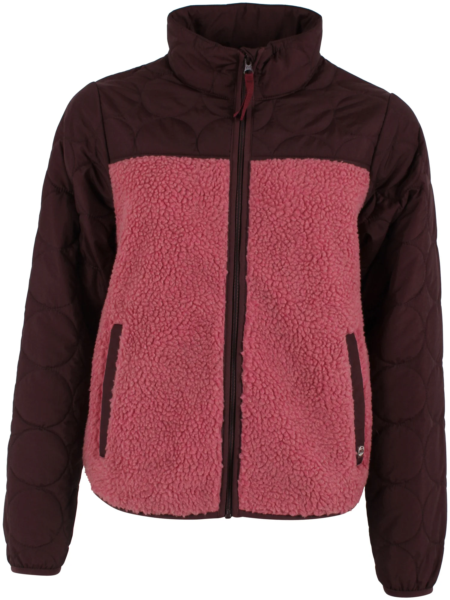 Danefae Danehazel Fleece Zip-Up Berry Compote/Dark Wine, Teddy Jacke