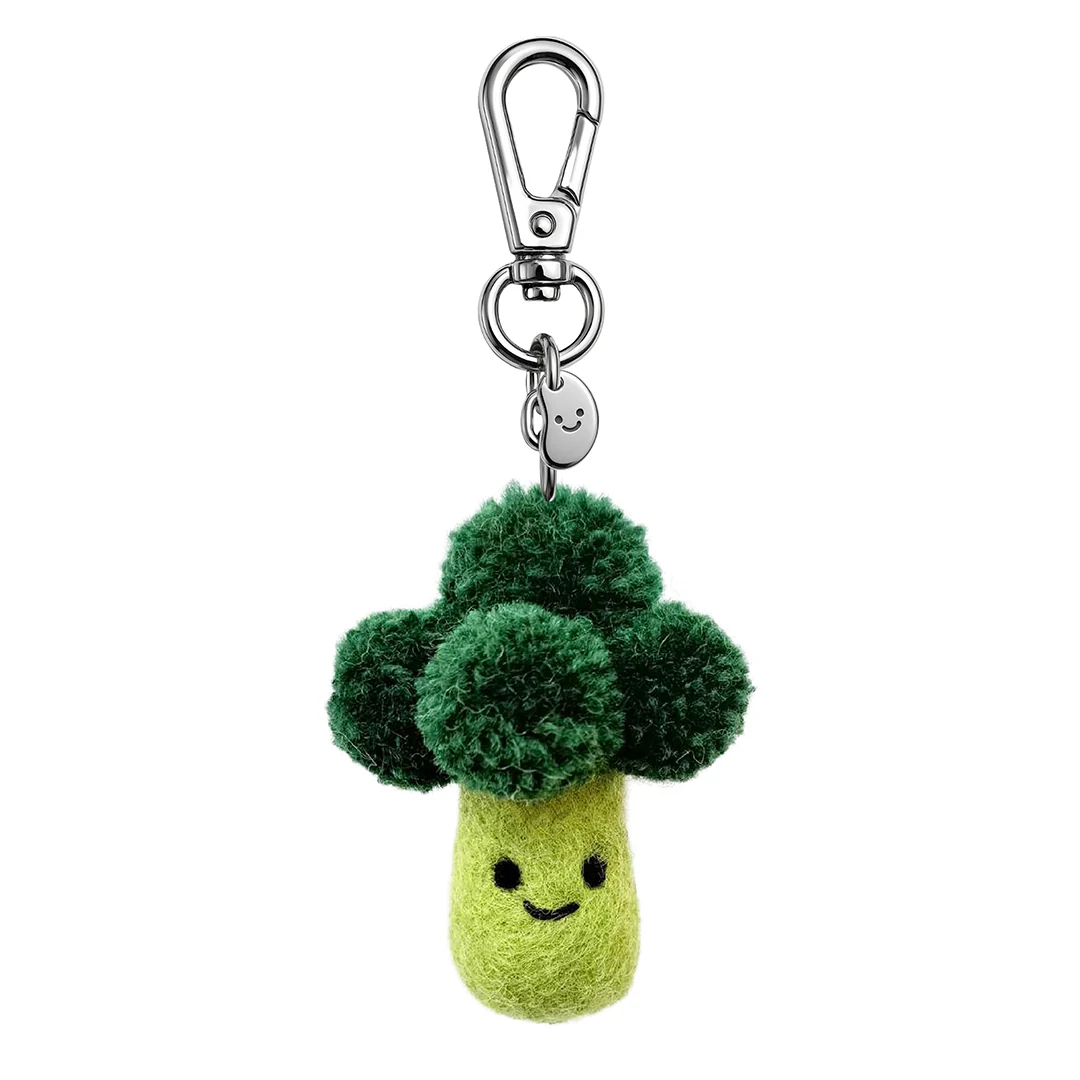 Baxter The Broccoli Schlüsselanhänger, ca. 4 x 8 cm