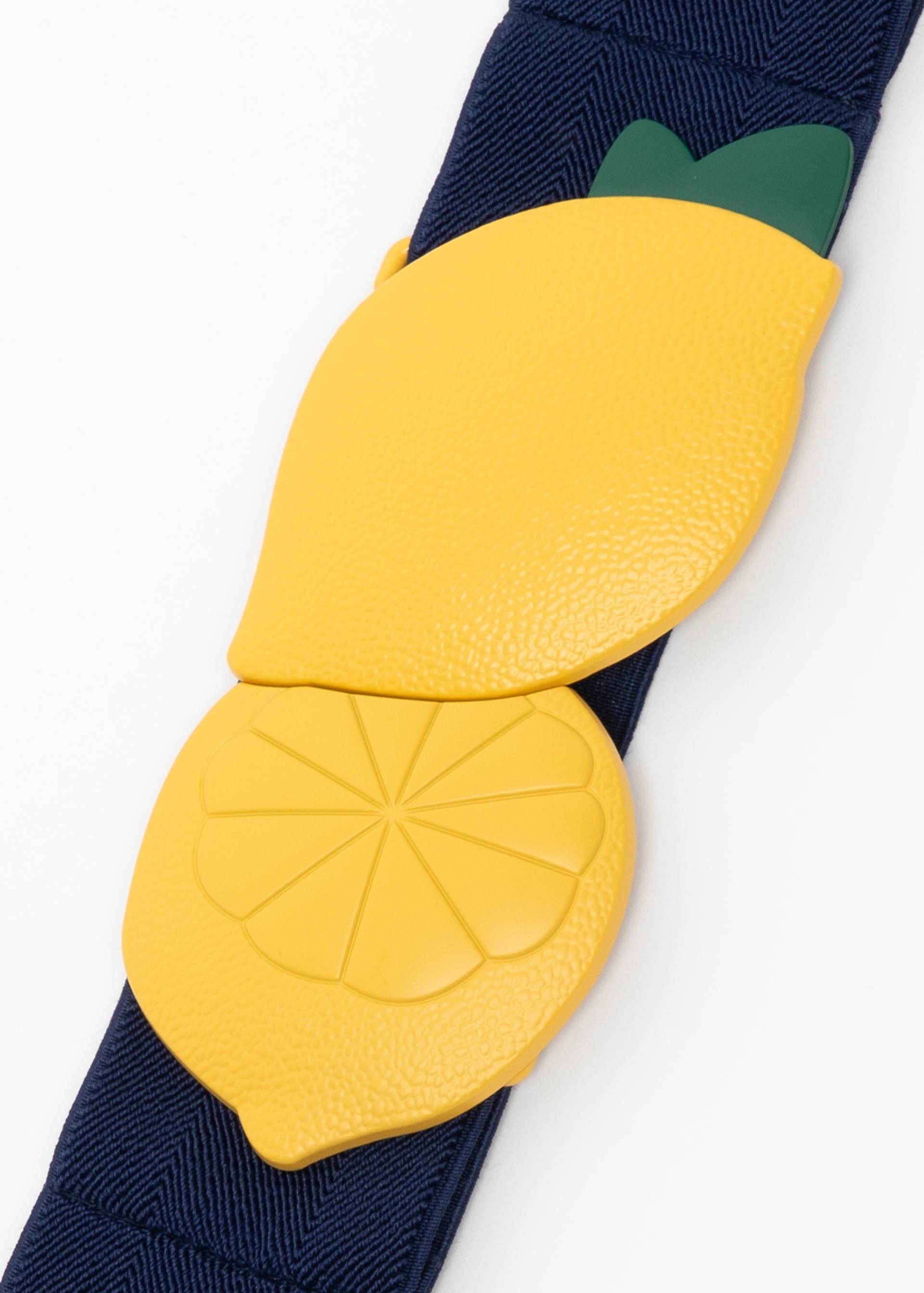 Blutsgeschwister  Taillengürtel Limonello Love - blue belt, Zitronen, Gürtel