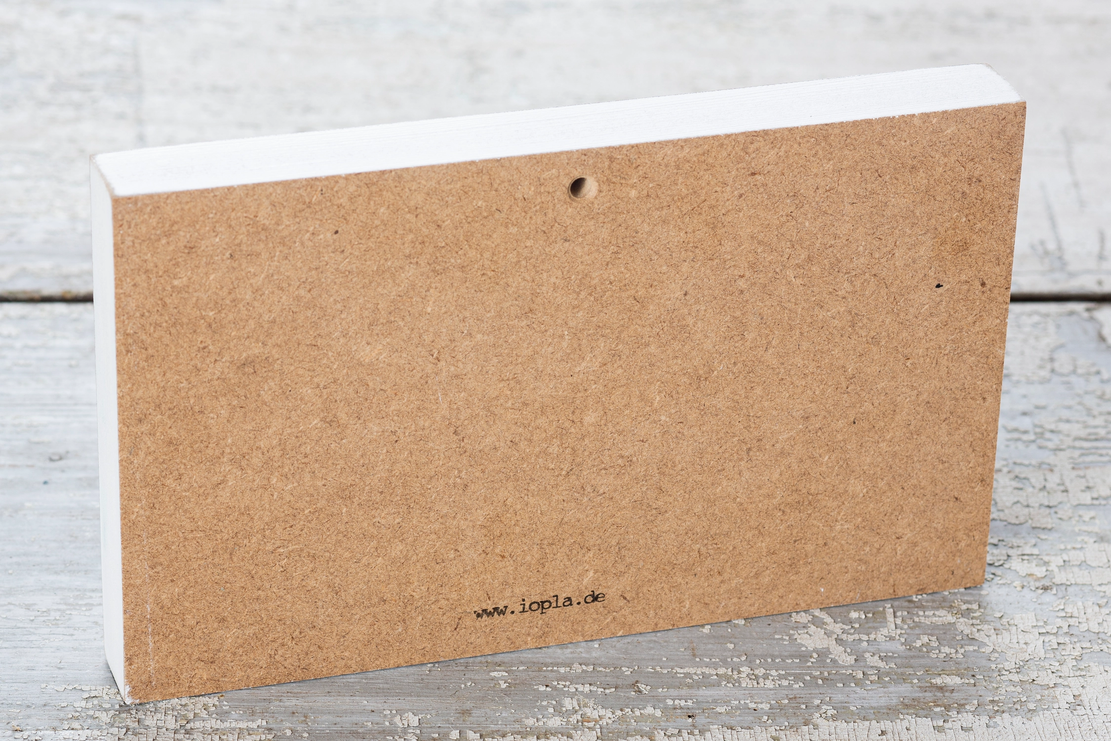 Textplatte  "wolkengedöns" von iopla , 15 x 25 cm  , Wandbild  