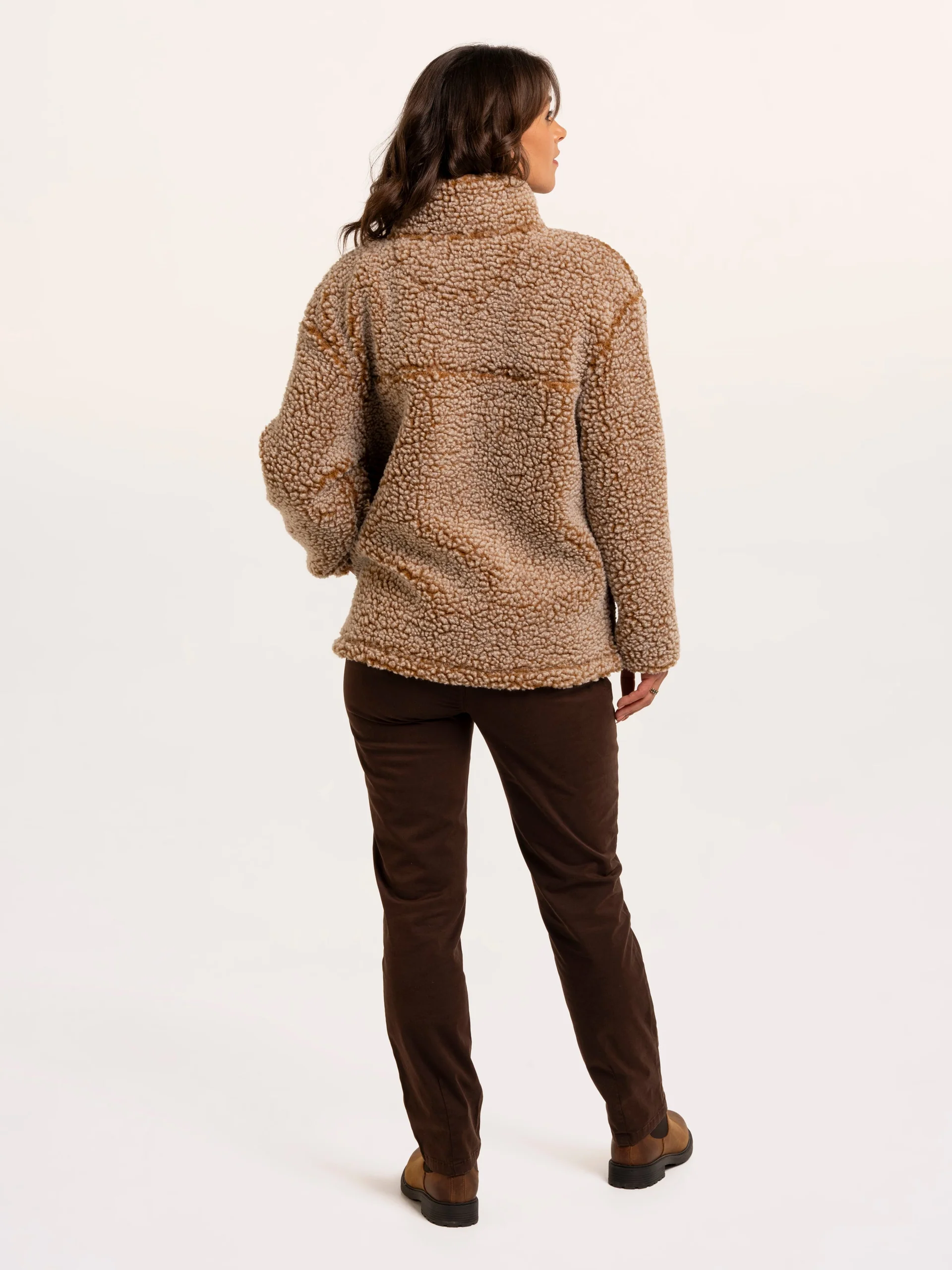 BRAKEBURN Fleece Pullover Mangerton textured 1/4 Zip Fleece