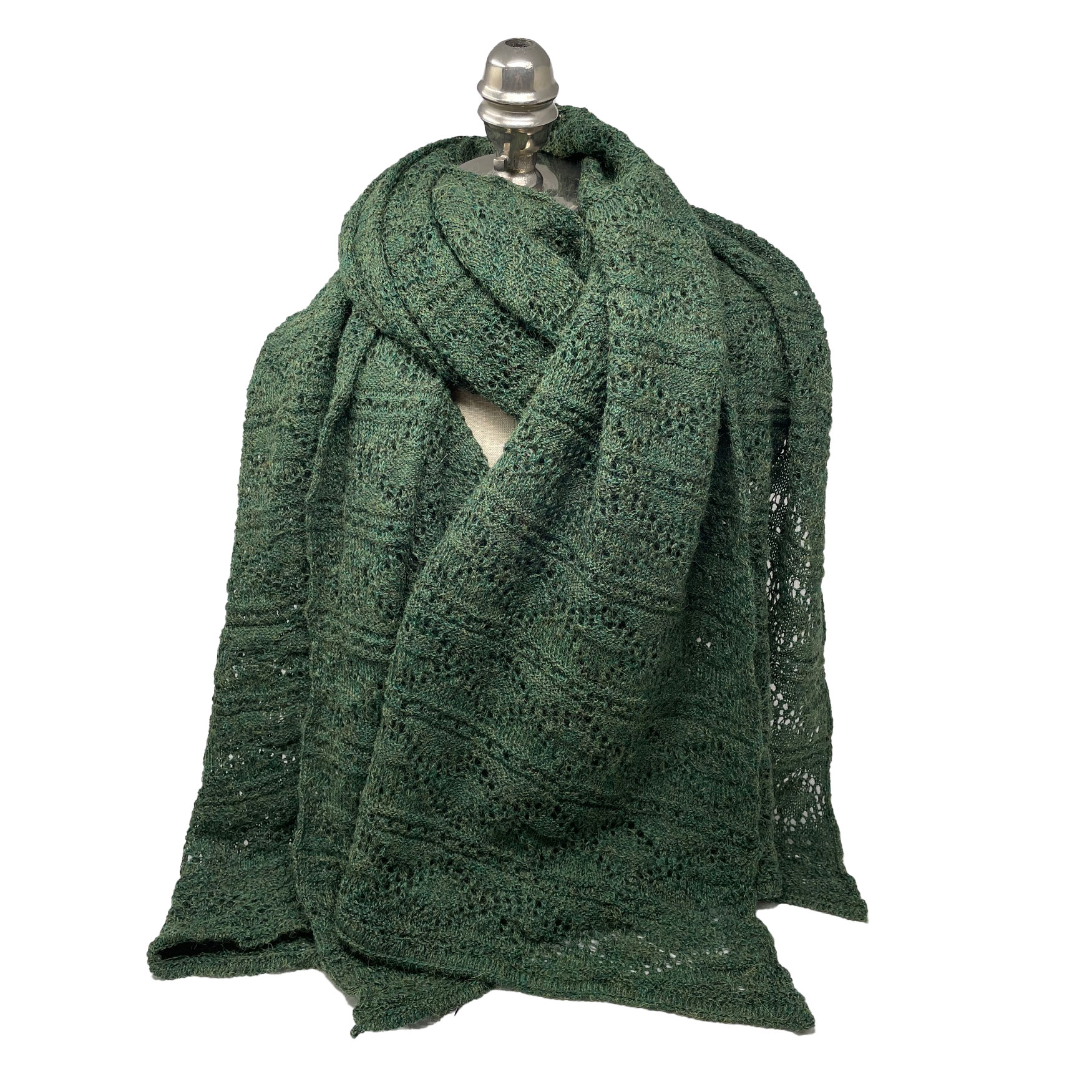 McKernan Schal "OPHELIA" MOSS,  ca. 70 x 220 cm , 100% Alpaca   