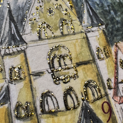 Adventskalender Doppelkarte "Advent auf Schloß Neuschwanstein"  