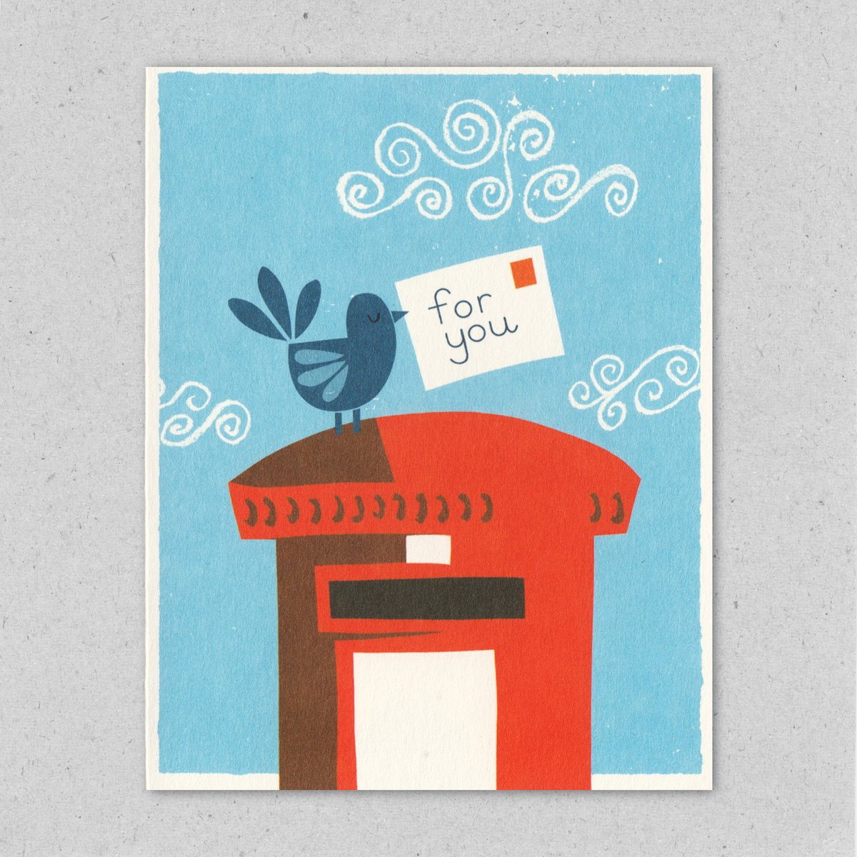 Kleine Doppelkarte "For You" Postbox von  Lisa Jones Studio