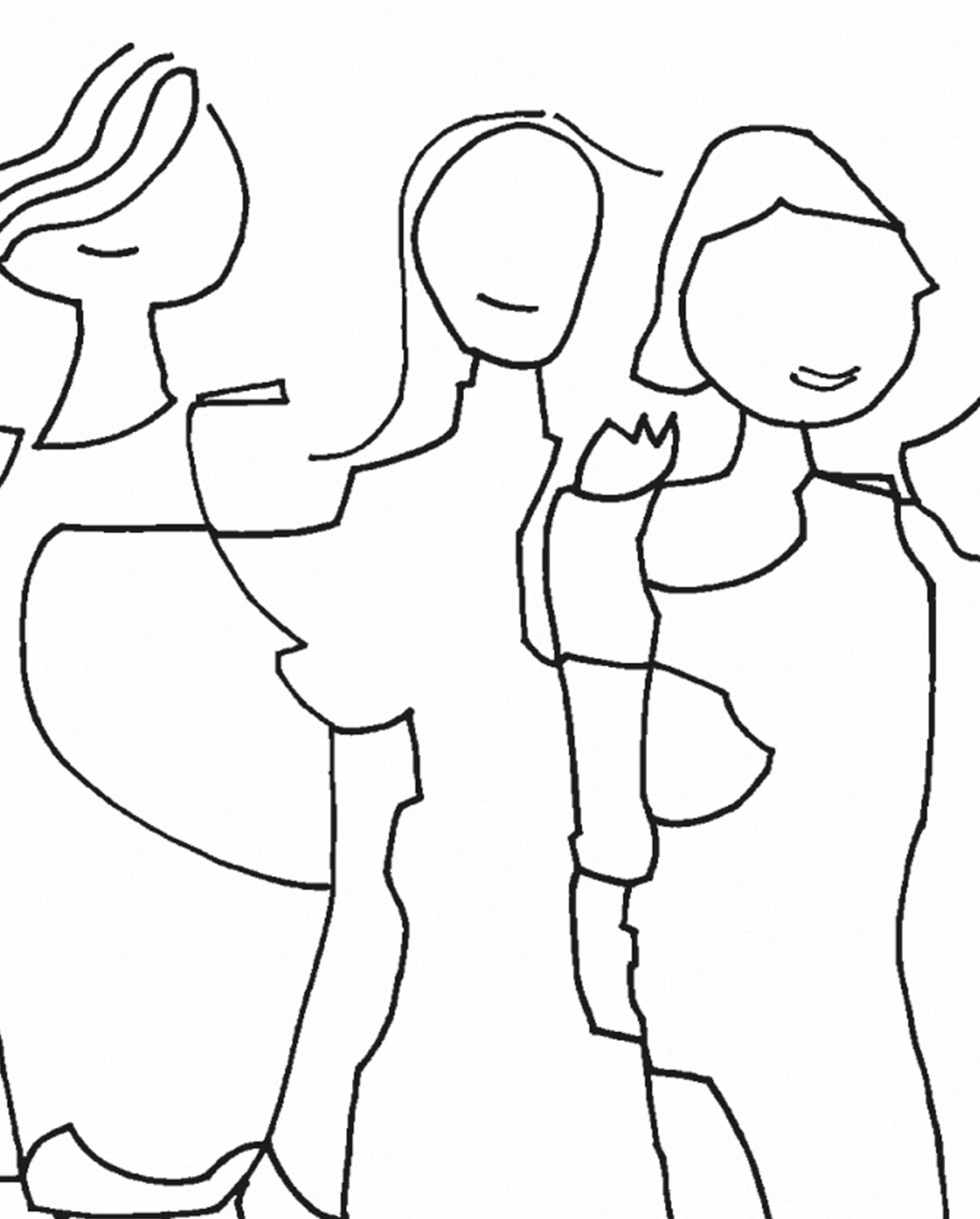 NUUNA Notizbuch Graphic S FRIENDS BY MYRIAM BELTZ, 108 × 150 mm