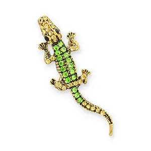 Brosche Krokodil, Modeschmuck