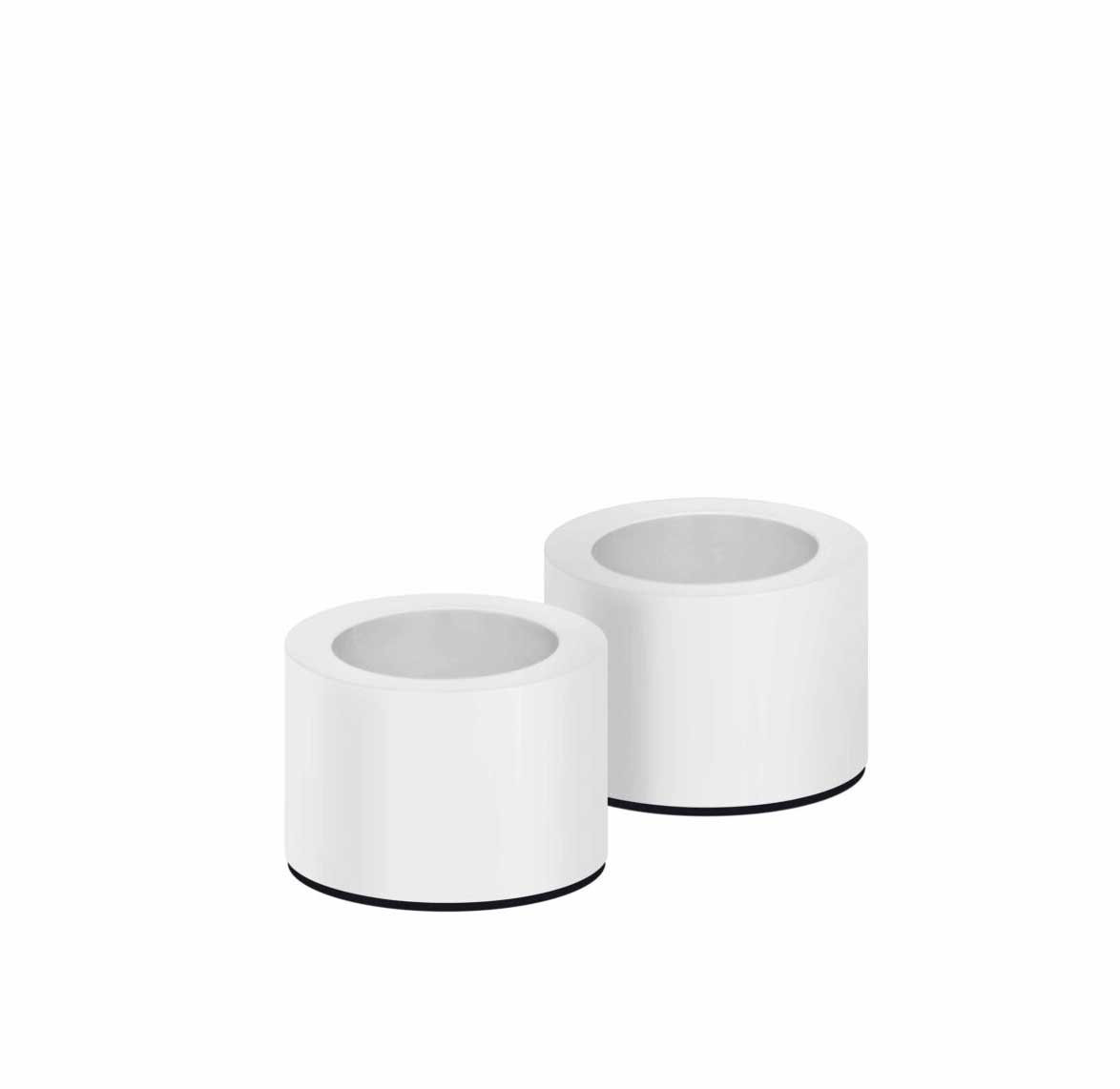 Piffany Copenhagen – UYUNI Light Kerzenhalter taper, Weiß matt, 2-pack, 3,25x2,32 cm , 2er Set 