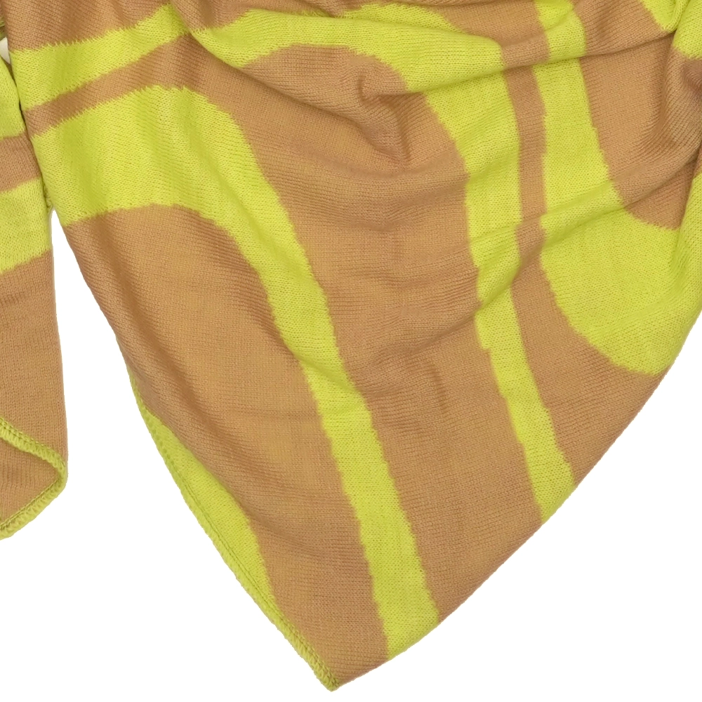 LOT83 Schal Ziggy 10- Zitronengelb-Beige