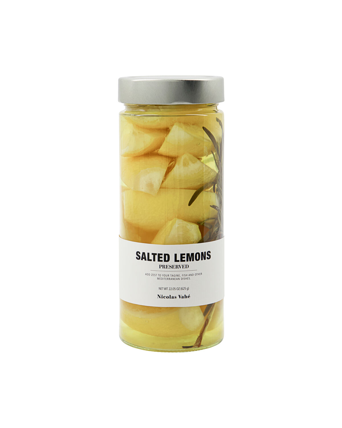 Nicolas Vahe Salted lemons, Preserved, 625 g, Nicolas Vahe gesalzene Zitronen im Glas