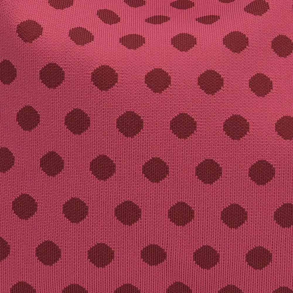 LOT83 Shopper Lois 142, Punkte bordeaux, ca.  45 x 35 cm