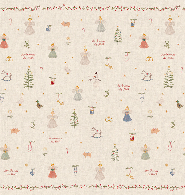 Maileg Geschenkpapier auf der Rolle, Weihnachten, 10m x 55 cm breit, Gift wrap - 10 m 