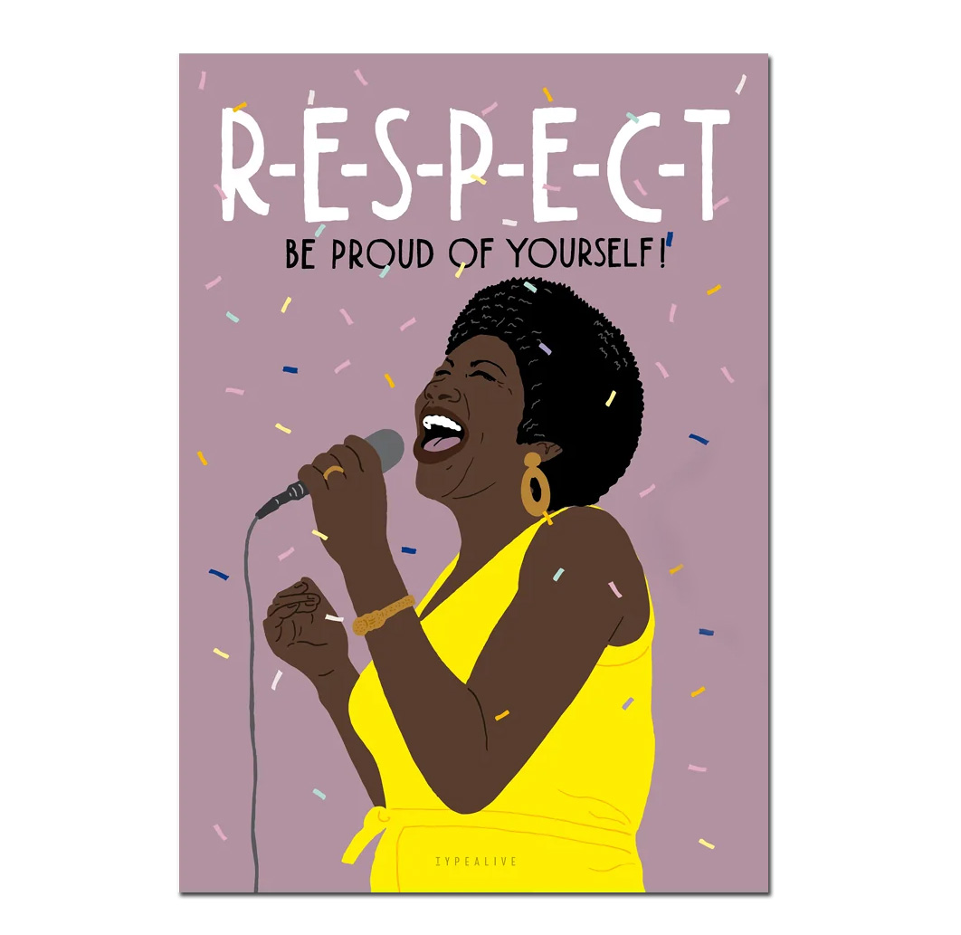 Typealive Postkarte " Respect"   