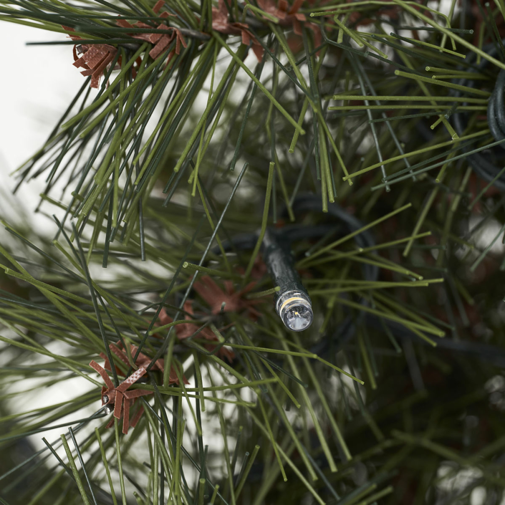 House Doctor Weihnachtsbaum PINUS 30cm, Kleiner Weihnachtsbaum mit LED Beleuchtung