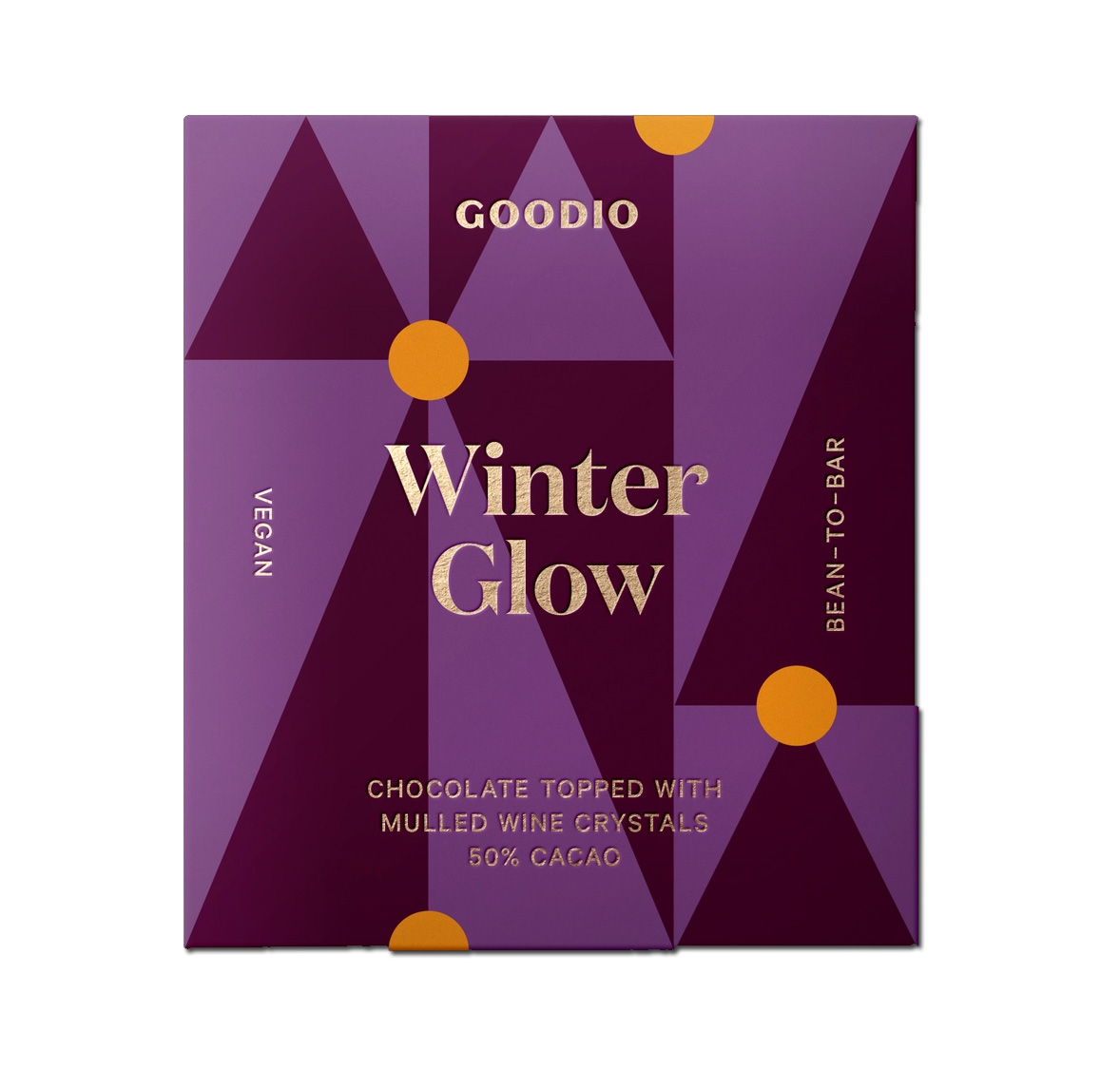 GOODIO Schokolade WINTER GLOW 50%,  (BIO) VEGAN aus Finnland, 48 g   