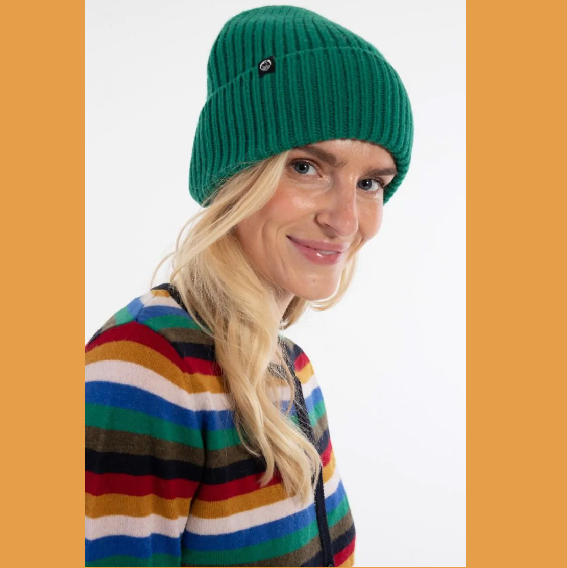 Danefae Mütze Danewarm Thoughts Merino Beanie Green