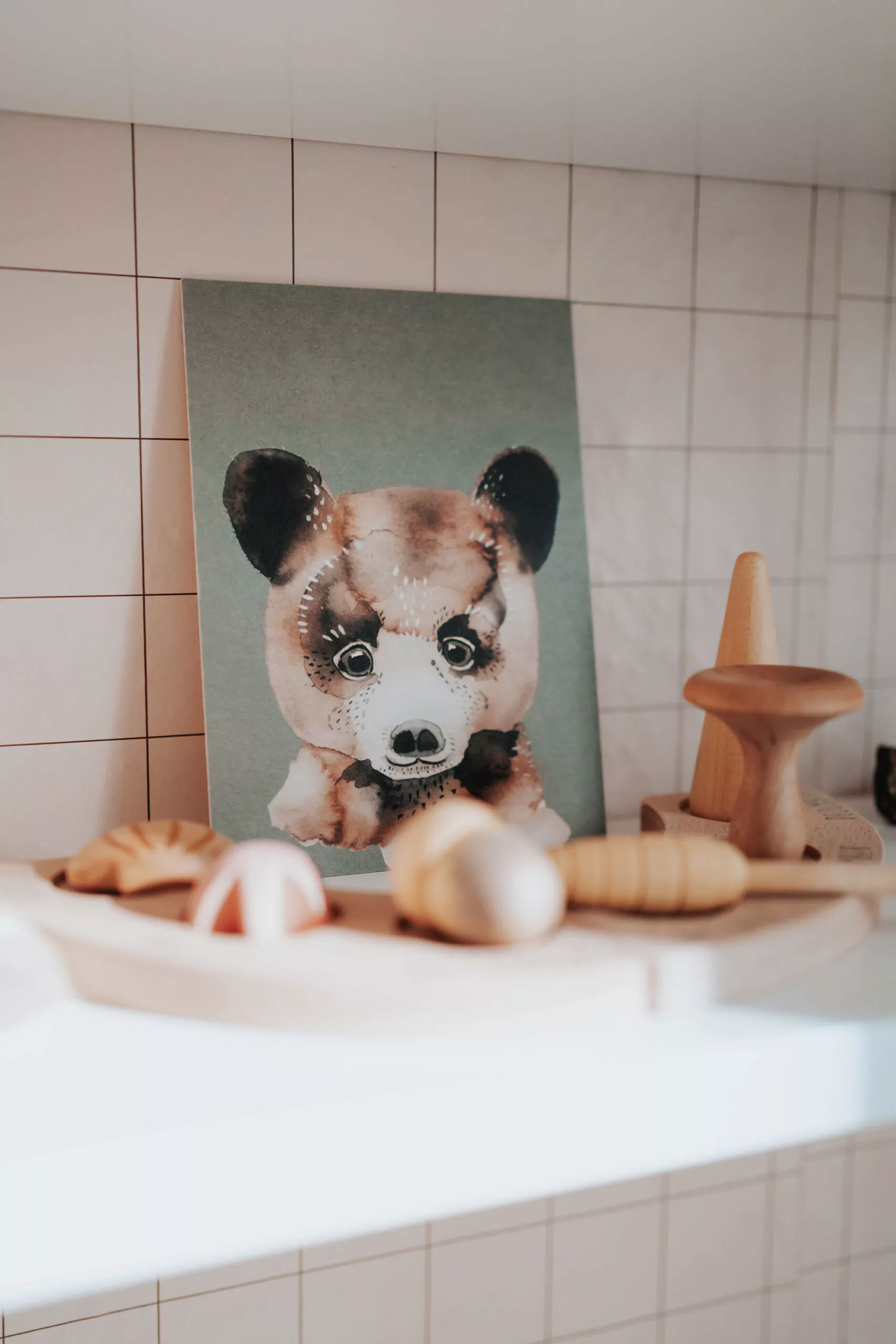 Postkarte Bär von NUUKK 