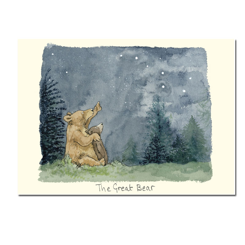 "The Great Bear "  Doppelkarte von Two Bad Mice aus England, Bär