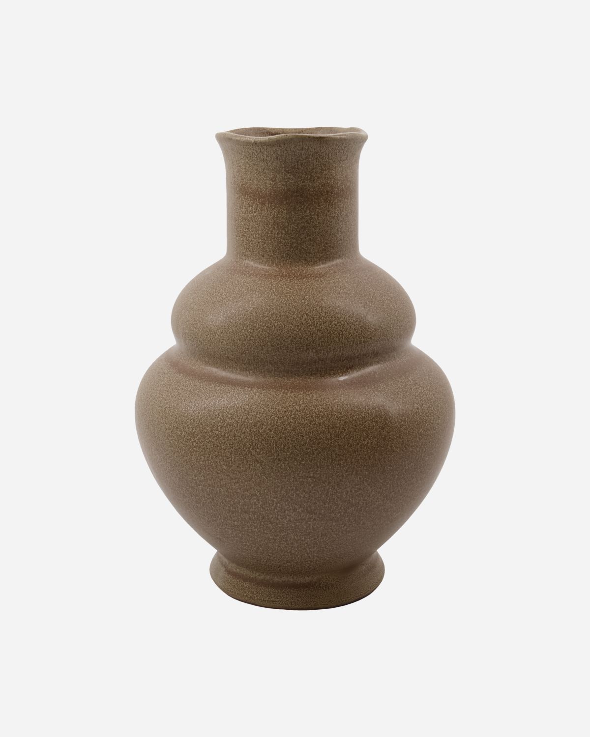 House Doctor Vase, Liva, Camel, Höhe ca. 29 cm, D. ca. 20 cm