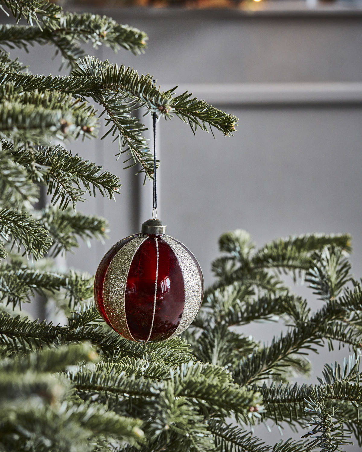 % House doctor XMAS Weihnachtskugel "MULT" Burgundy von House doctor, ca. 10 cm  