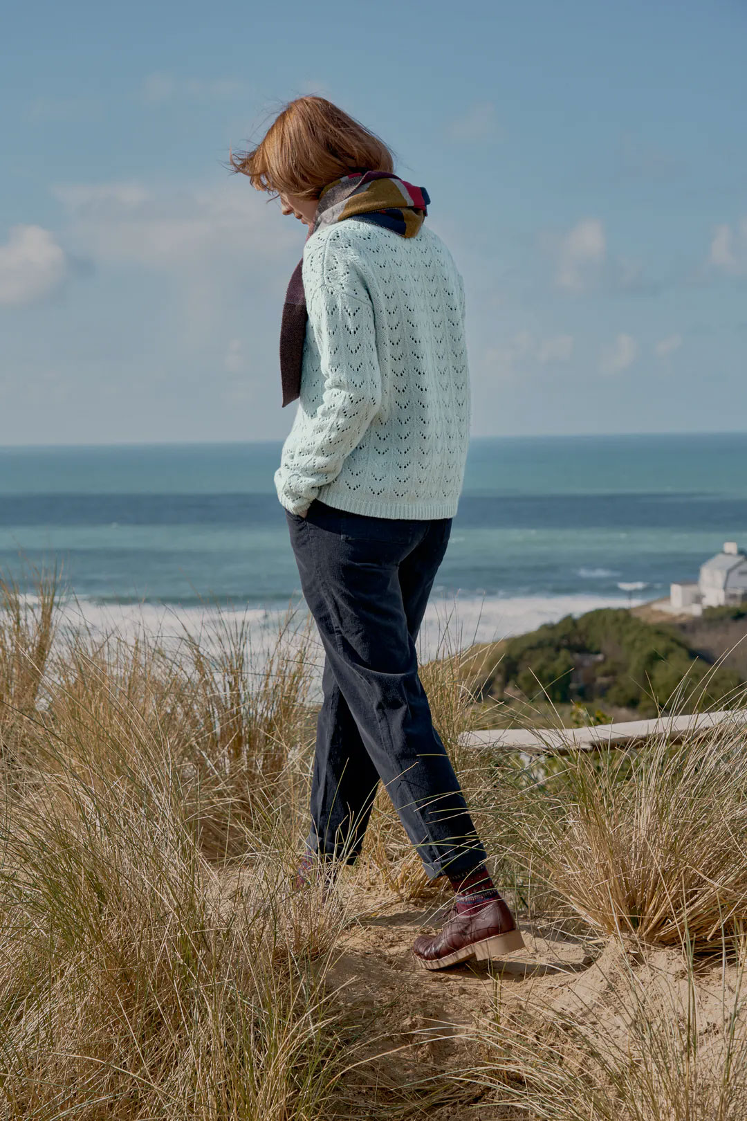 SEASALT Pullover Heather Path Jumper/ Petrol Celadon SEASALT Pullover Heather Path Jumper/ Petrol Celadon