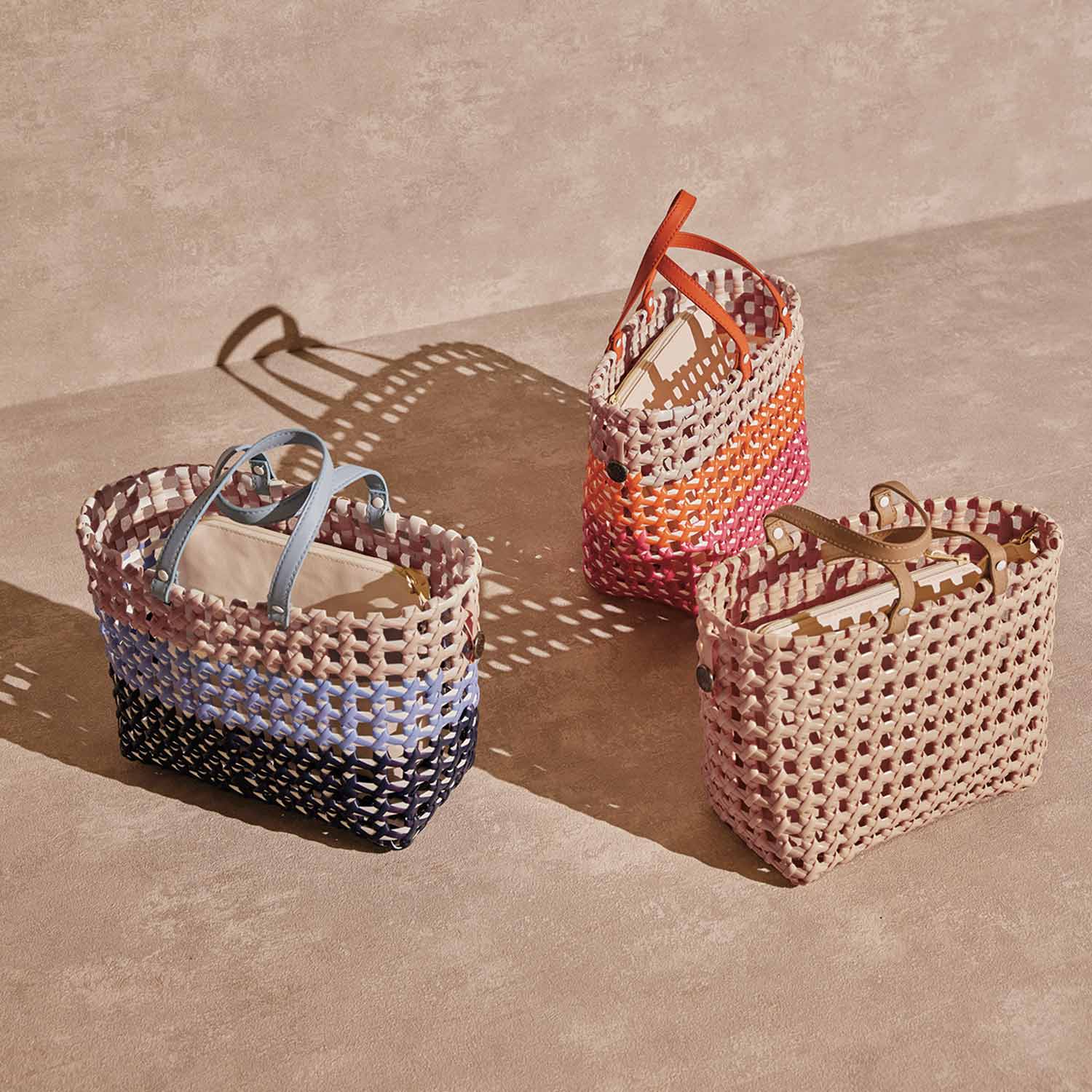 Handed By - Maze mini Handtasche lagoon blue mix