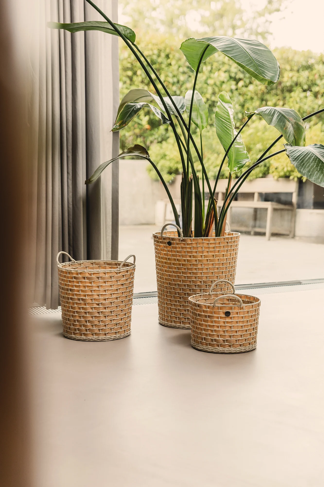 Handed By Willow Basket natural brown pattern