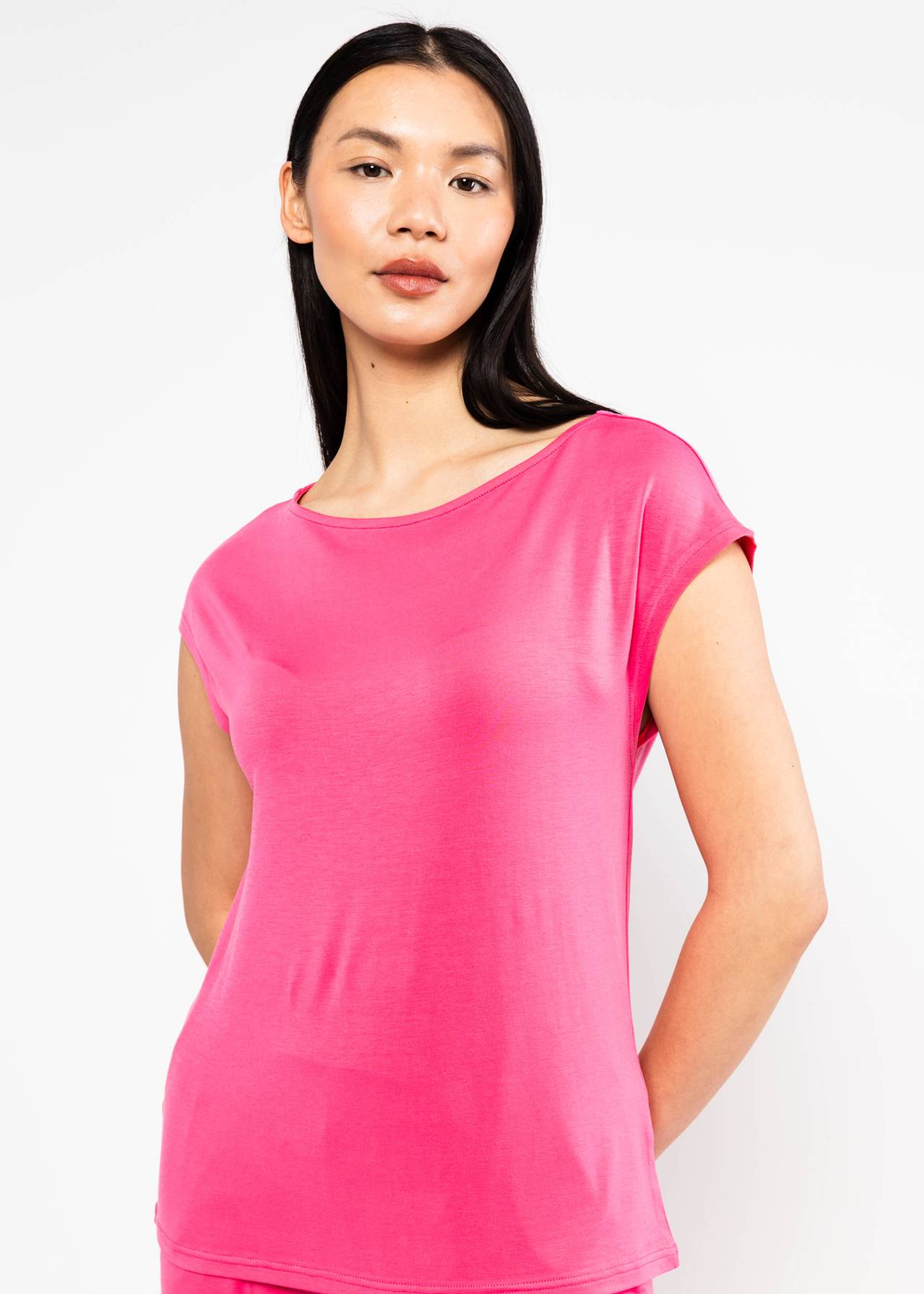 Blutsgeschwister Shirt Breezy Flowgirl- strong pink