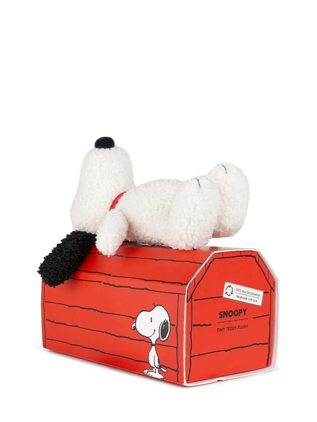 The Peanuts Snoopy ECO Tiny Teddy in Geschenkbox, Creme, ca. 17 cm