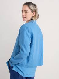 SEASALT CORNWALL Arame Leinenjacke, Farbe: Clear Sky