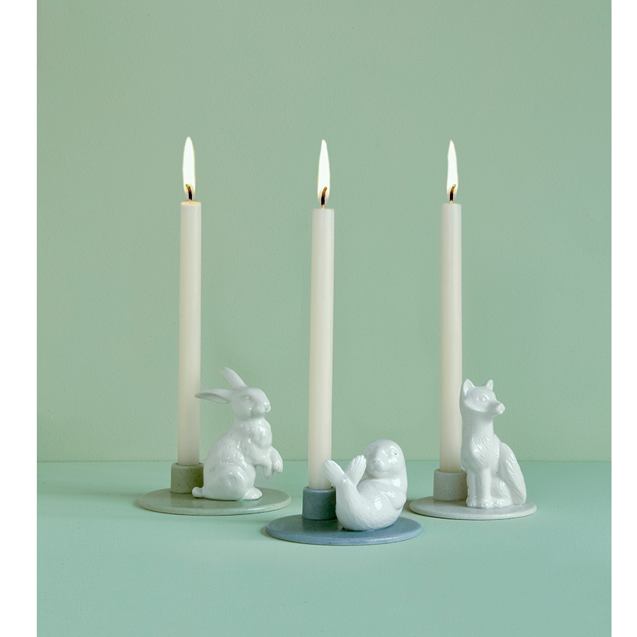 dottir Nordic Design Kerzenhalter Geburtstagsgeschichten FOX / Fuchs, Birthday Stories 