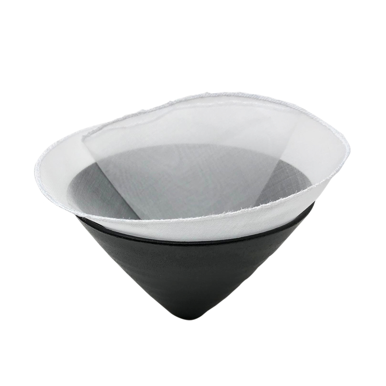 Raumgestalt  Kaffeefilter aus Organdy  weiß, für "my coffee"