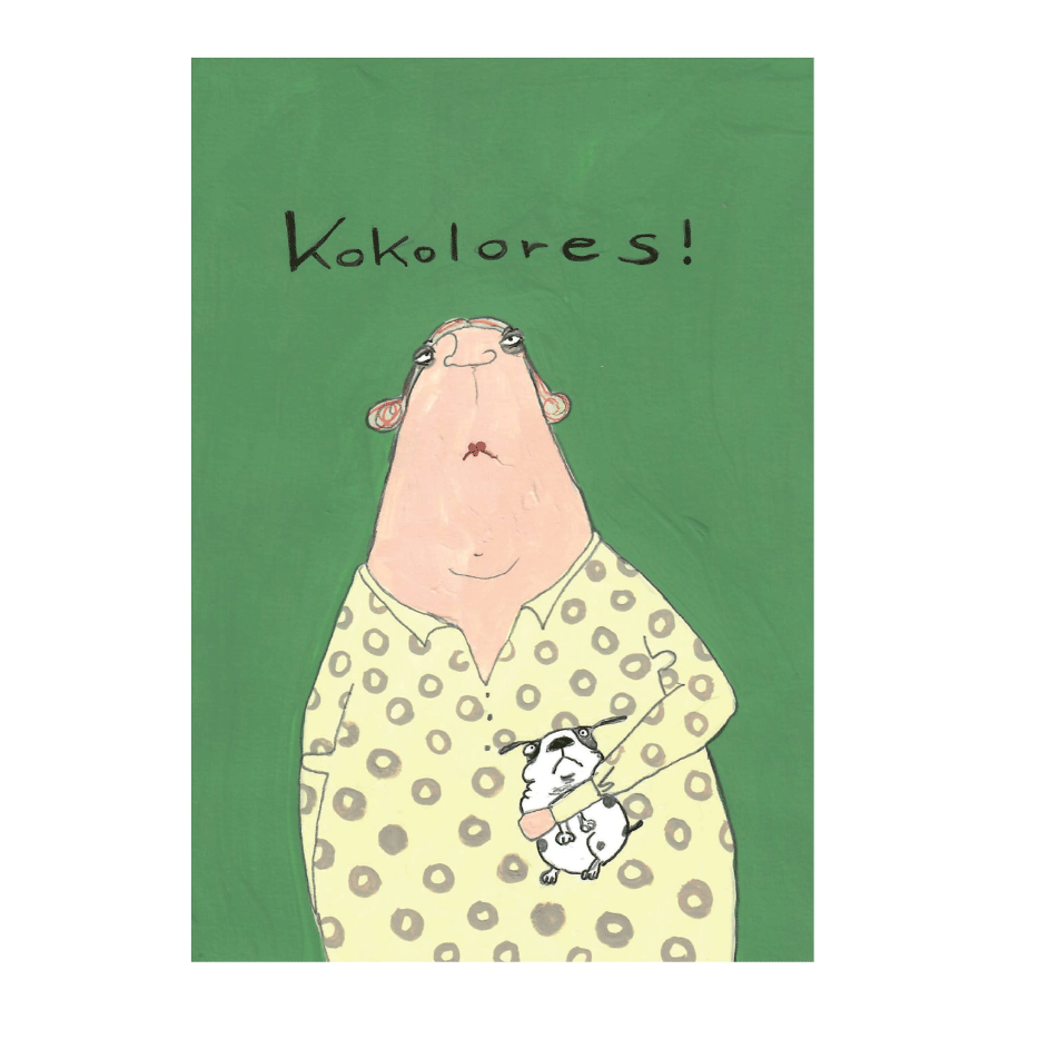 Postkarte kittiekatstudio "kokolores" von kittiekatstudio