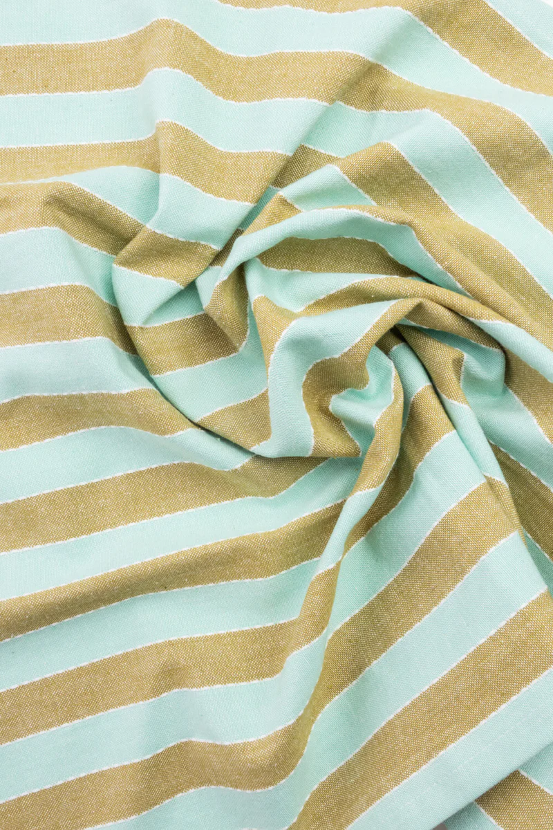 Geschirrtuch VIVID LINES, Streifen Grün,100 % GOTS-zertifizierter Biobaumwolle