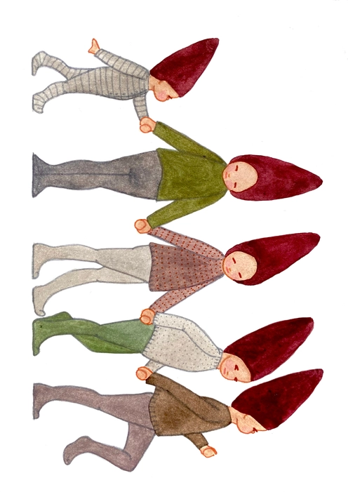 Tall Hat Tales Bastelset Nr. 2 "Die Elfenkinder" aus Papier von Tall Hat Tales aus Dänemark