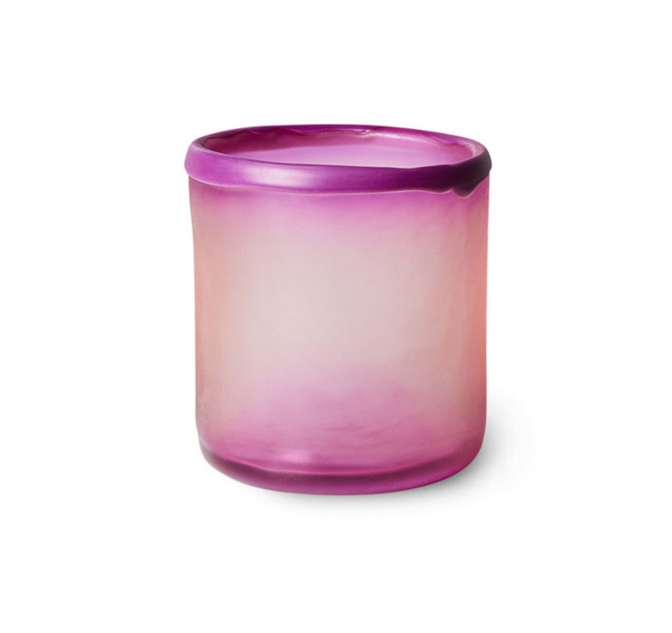 HKliving Teelicht Glas, PURPLE, D. ca. 9 cm, Höhe ca. 10 cm 