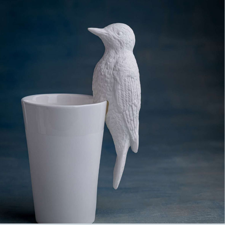 KLATT OBJECTS SPECHT Deko-Objekt Vogel, Höhe ca. 15,8 cm   