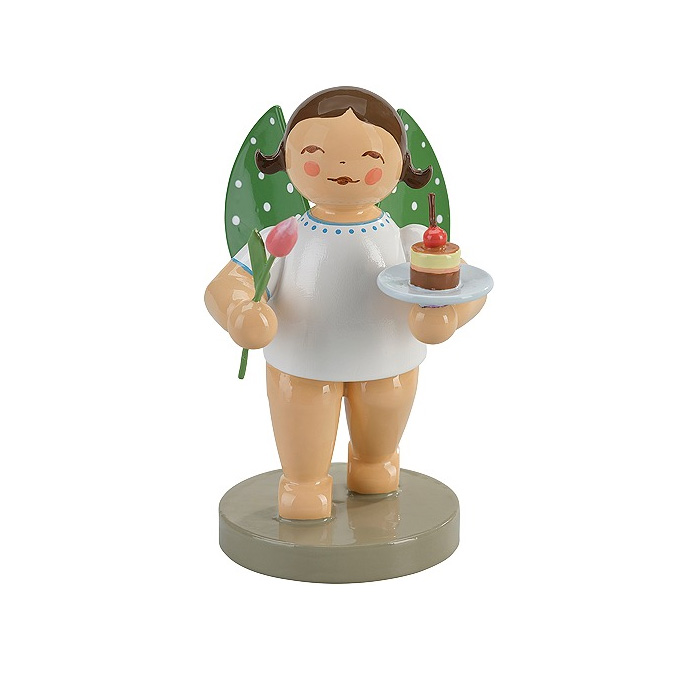 Wendt & Kühn Engel mit Törtchen und Tulpe, neu ab Mai 2022
