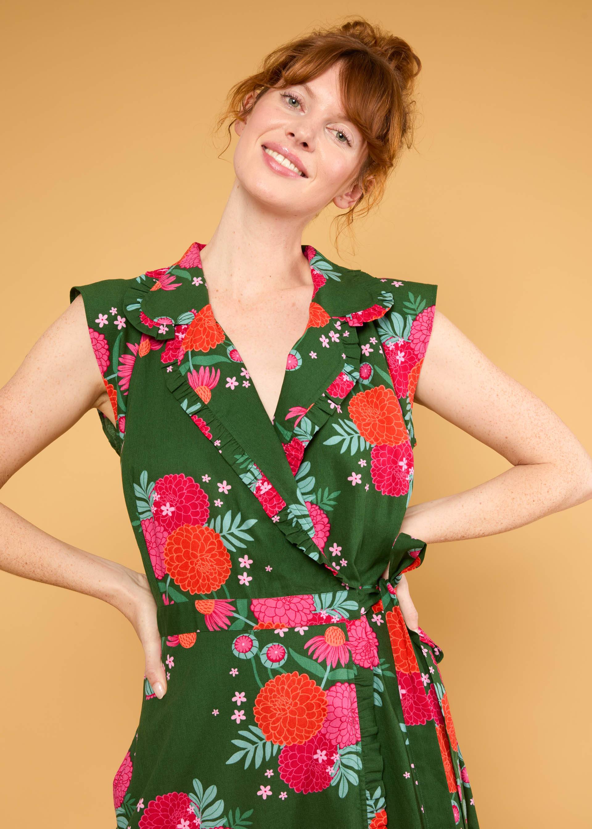 Blutsgeschwister Blusenkleid That's Amore - blooming soft flowers