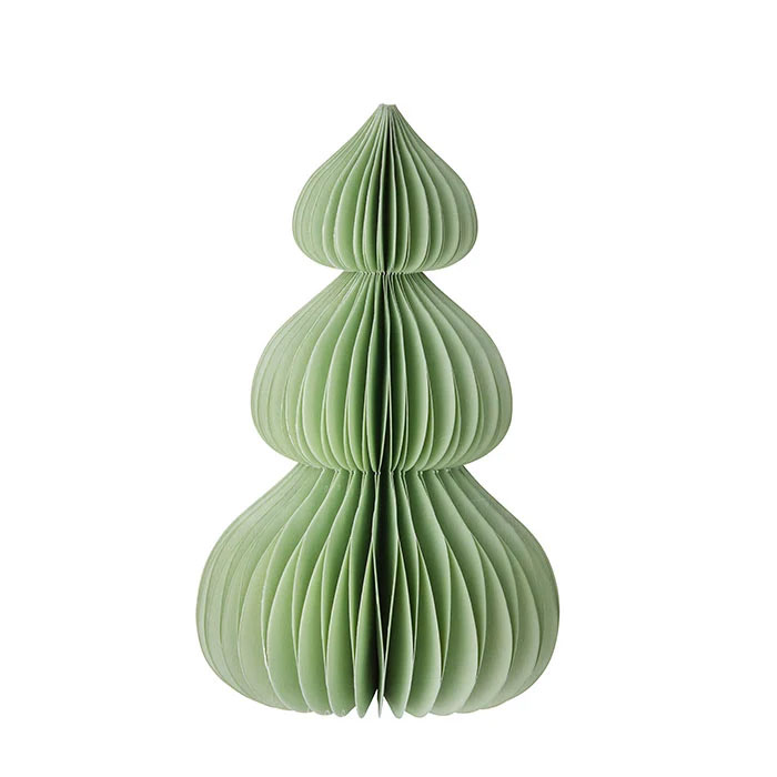 Bungalow Honeycomb Tannenbaum Moonpine, ca. 20 cm MING von Bungalow, Papier, Honeycomb Tree Moonpine H20cm Ming